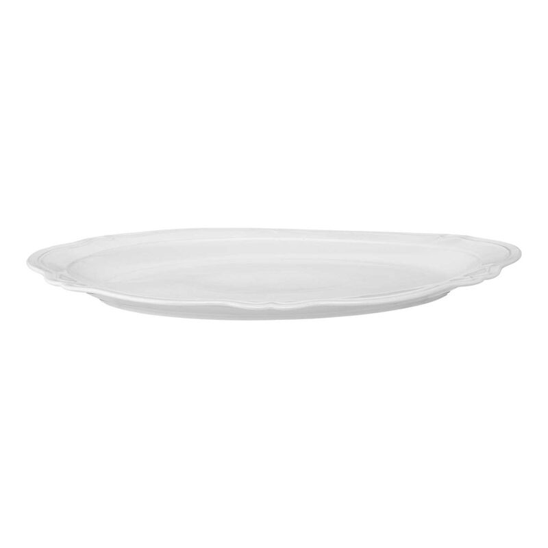 Casa Domani Florence Scallop Platter 35x25cm White Gift Boxed image number 1