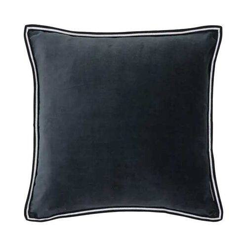 Wallace Cotton Maison Velvet Square Ribbon Cushion Cover 45X45cm