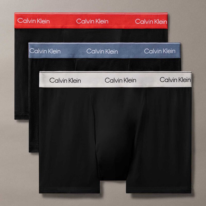 Calvin Klein Icon Cotton Stretch Relaxed Trunks - 3 Pack image number 1