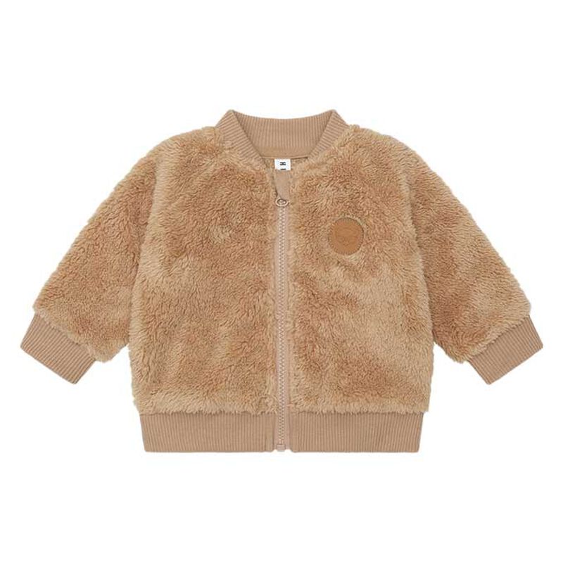 Huxbaby Varsity Furry Jacket 3M-2Y image number 0