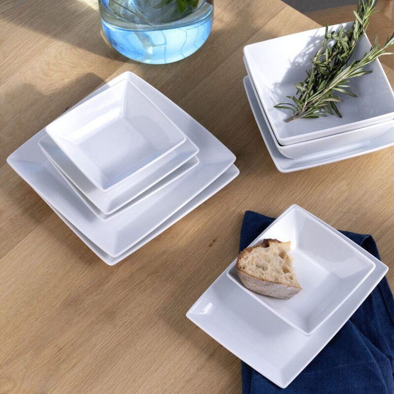 Thomas Loft White Square Platter 22cm image number 1