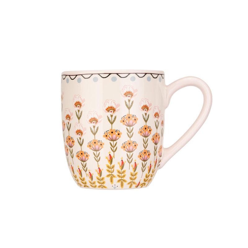 Cath Kidston Painted Table Breakfast Mug Pink image number 0