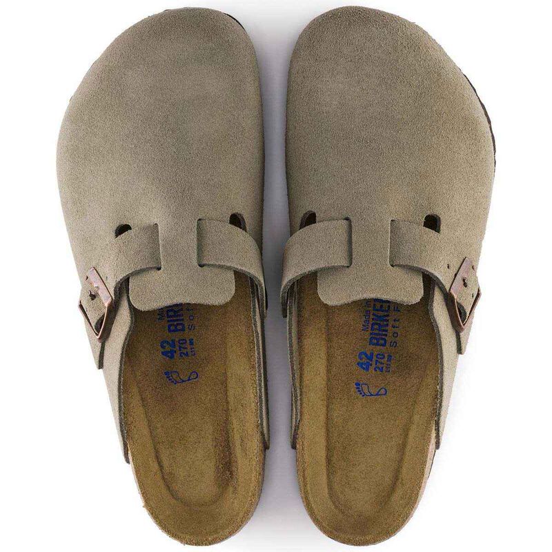 Birkenstock Women's Boston Suede Taupe Regular image number 3