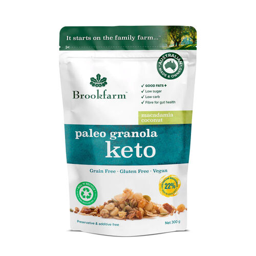 Brookfarm Granola Keto Paleo GF 300g