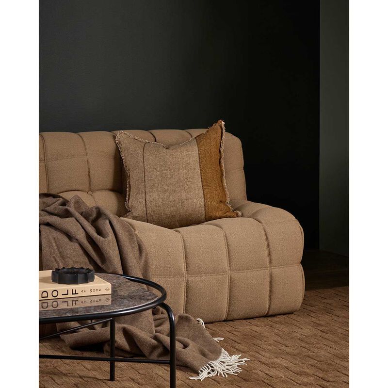 Baya Frankton Cushion With Feather Inner 50X50cm - Caramel image number 1