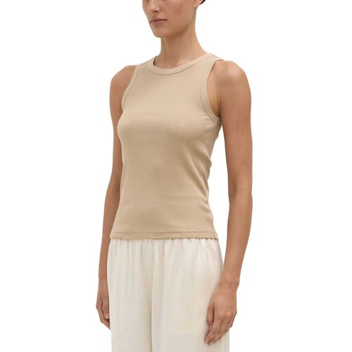 Assembly Label Nika Rib Tank Tan