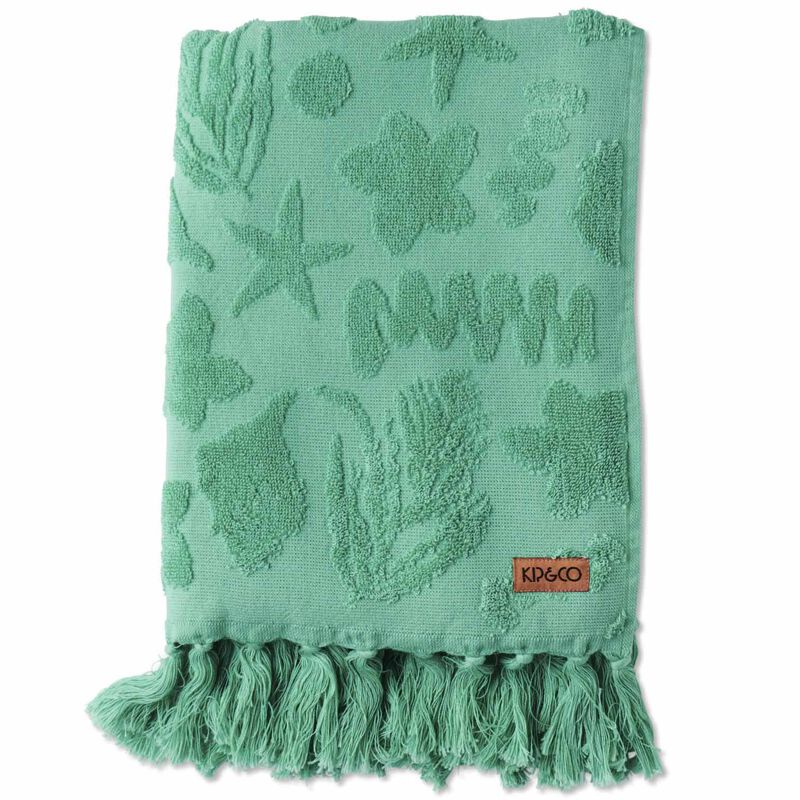 Kip&Co Jade Rock Pool Terry Bath Towel image number 0