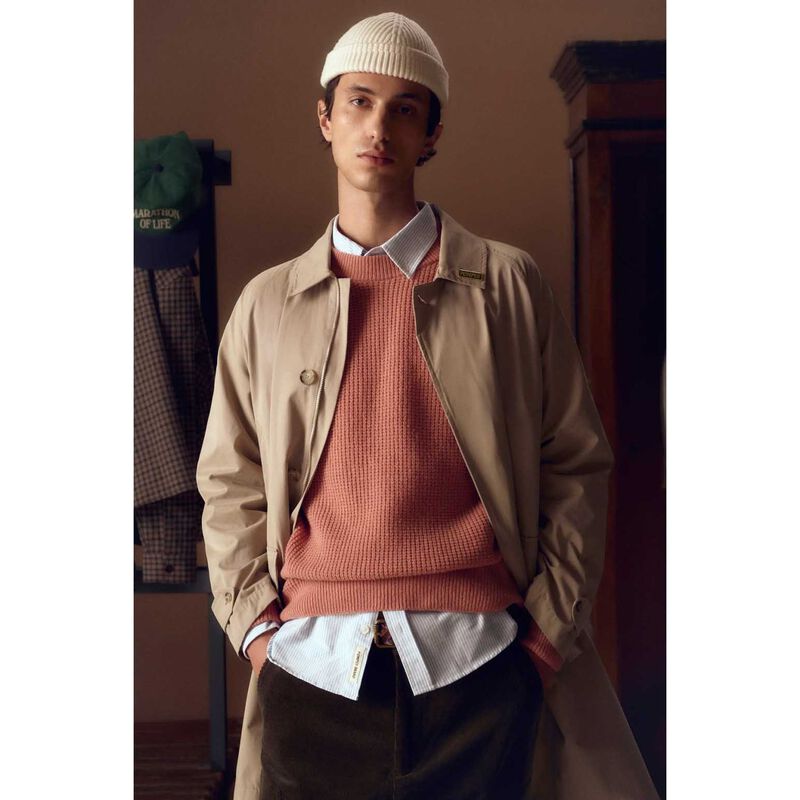POMPEII Ribbed Astro Wool Knit Sweater image number 3