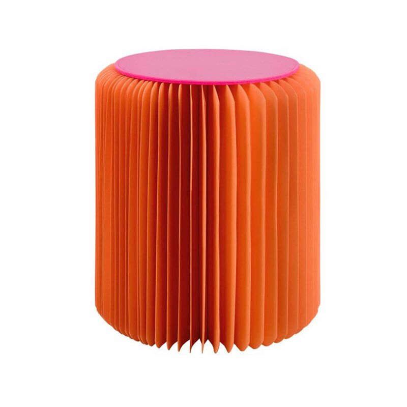 Remember Paper Stool Papillon - Orange image number 0