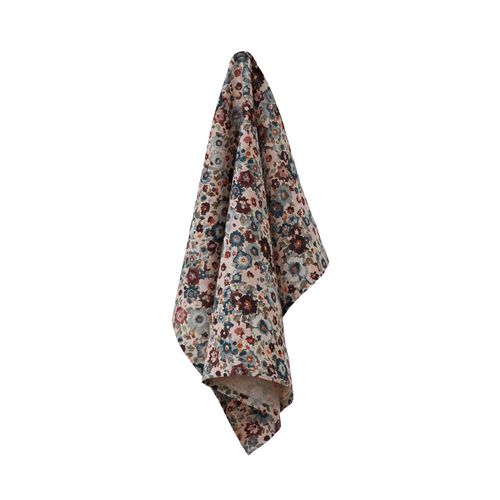 Wallace Cotton Zinnia Linen Tea Towel