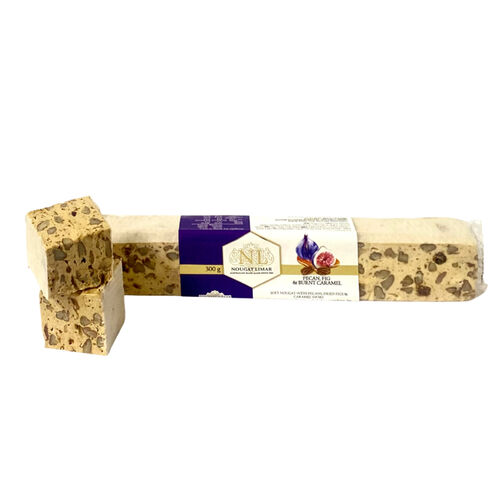 Nougat Limar Pecan, Fig & Burnt Caramel Log 300g