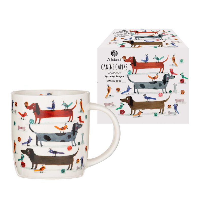 Ashdene Canine Capers Dachshund Mug image number 2
