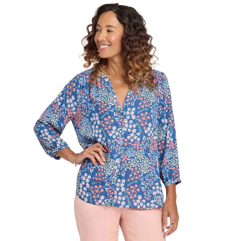 NYDJ Pintuck Blouse image number 7