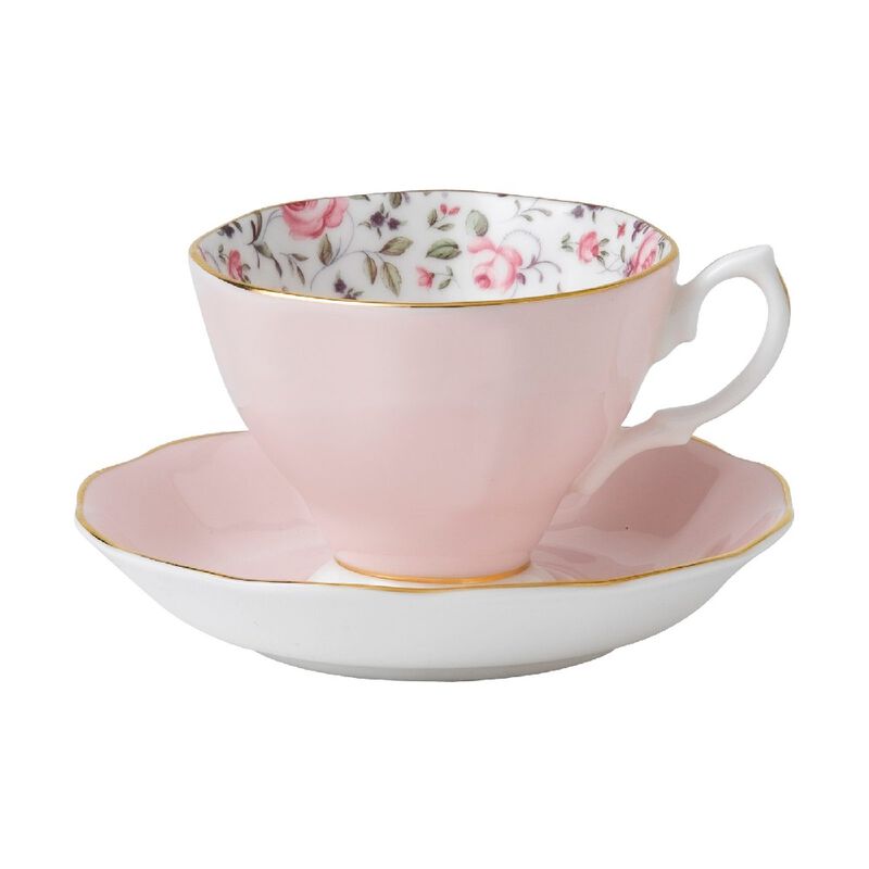Royal Albert Rose Confetti Teacup & Saucer 185ml image number 0