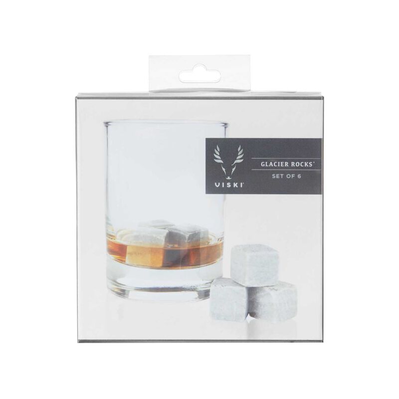 Viski Glacier Rocks Soapstone Cube, Set of 6 image number 3
