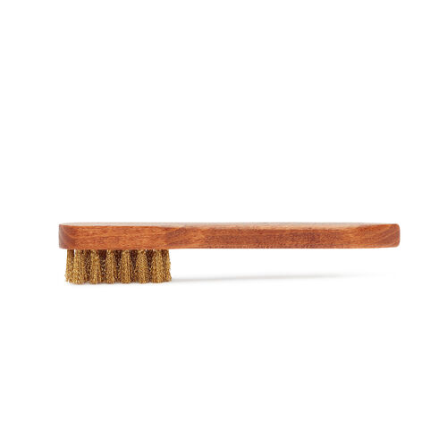 R. M. Williams Suede Brass Bristle Shoe Brush