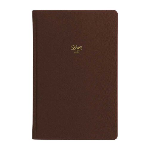Letts of London Legacy A5 Ruled Notebook - Chocolate