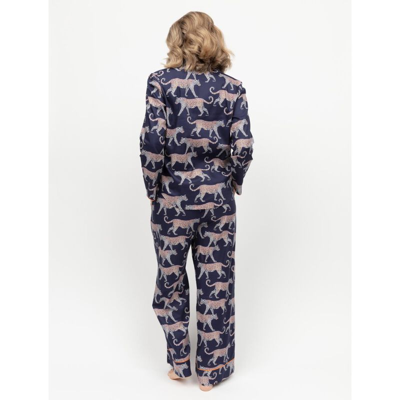 Cyberjammies Taylor Leopard Lslv Pyjama Top image number 1