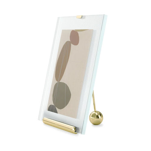 Umbra Flute Picture Frame 5x7 Brass