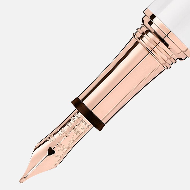 Montblanc Muses Marilyn Monroe Special Edition White Pearl Fountain Pen image number 1