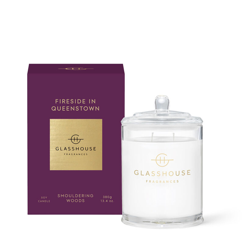 Glasshouse Fragrances Fireside In Queenstown Soy Candle 380g image number 0