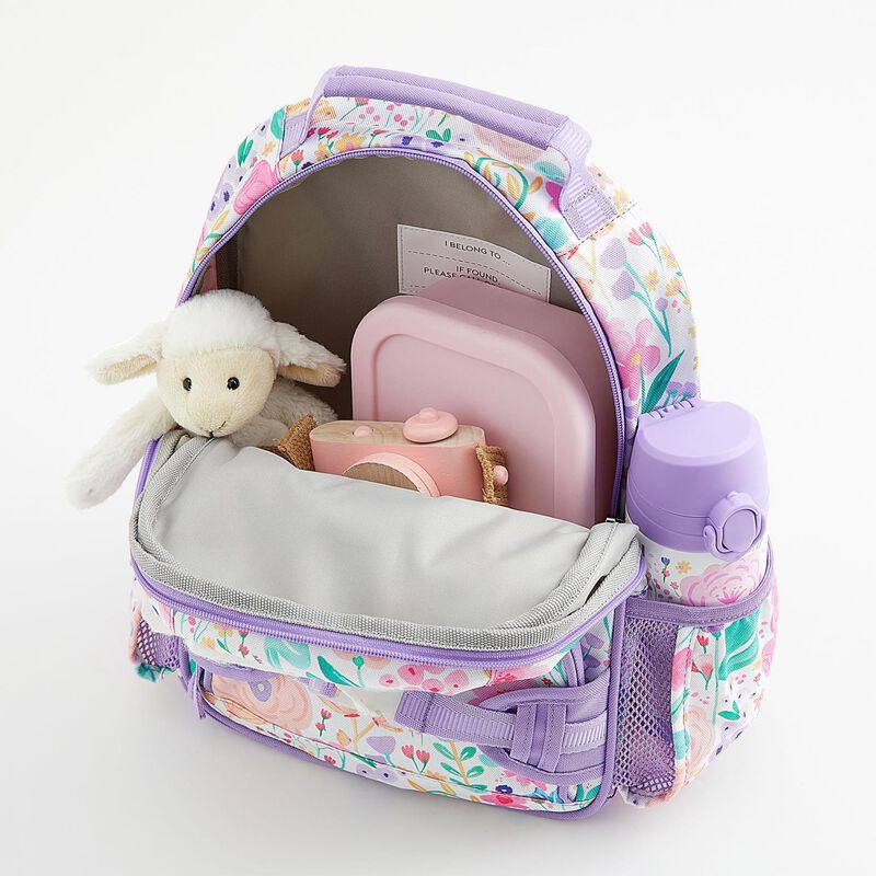 Pottery Barn Kids Mackenzie Recycled Small Backpack Floral Blooms image number 3