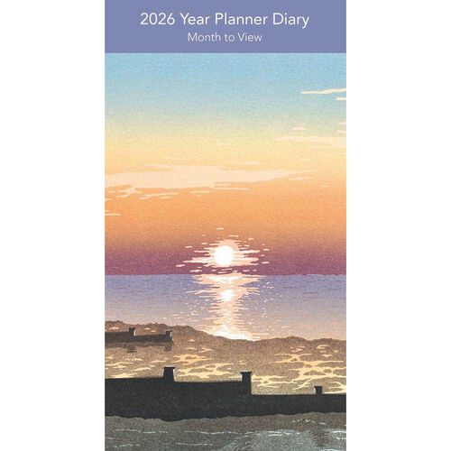 Museums & Galleries Beach Sunset 2026 Year Planner