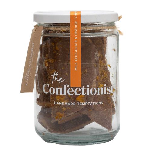 The Confectionist Milk Chocolate & Orange Jar 200g