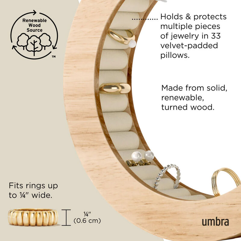 Umbra Ferris Ring Holder Natural image number 2