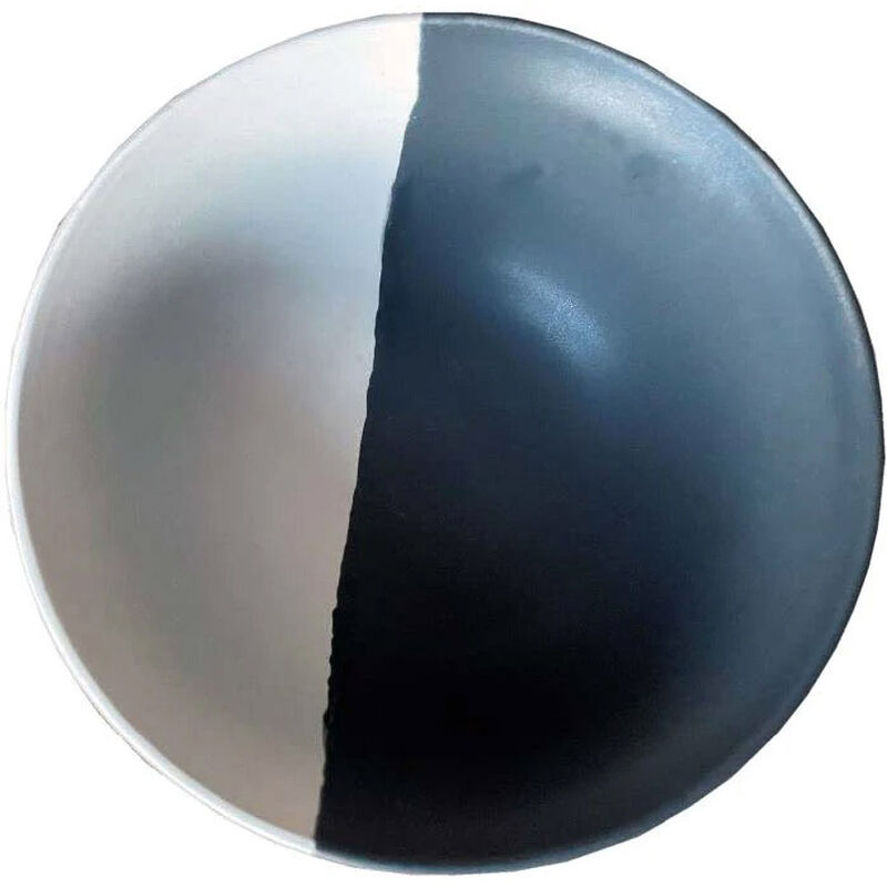 Jo Luping Coastal Ti Kouka Dipped White On Black 11cm Bowl image number 1