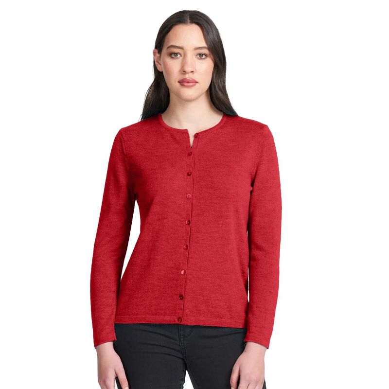 Royal Merino Plain Long Sleeve Button Cardigan image number 2