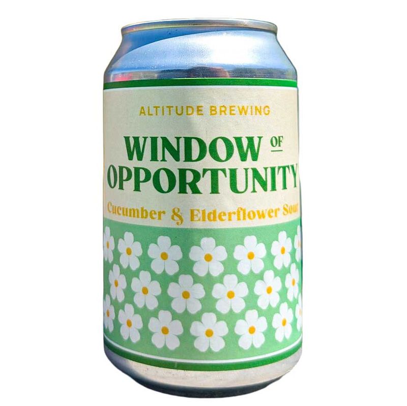 Altitude Brewing Window of Opportunity - Cucumber & Elderflower Sour 330ml image number 0