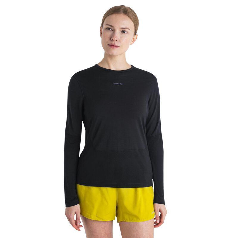 Icebreaker Womens Merino 125 ZoneKnit Energy Wind LS Tee image number 0