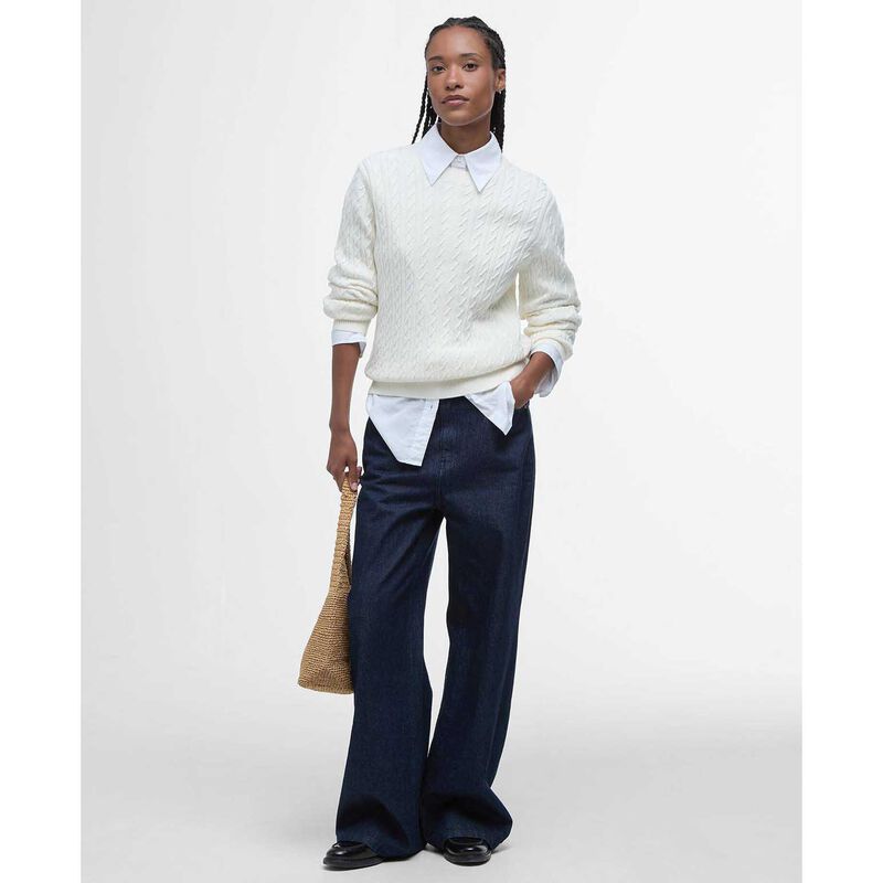 Barbour Hartland Crew Knitted Jumper image number 3