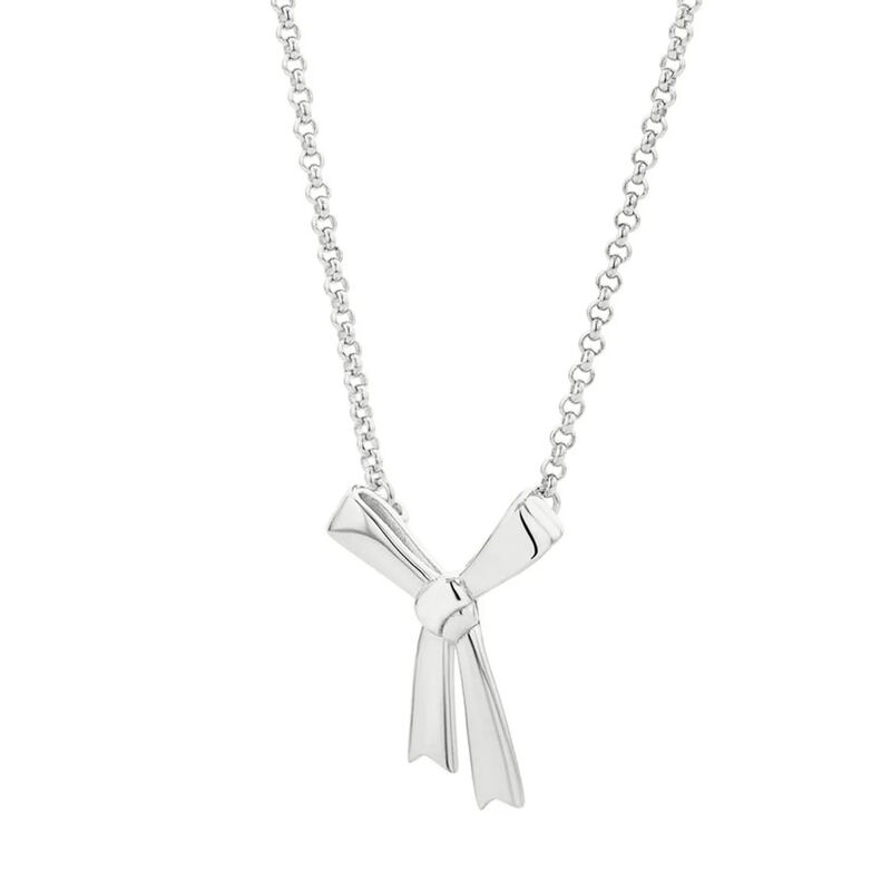 Karen Walker Small Bow Necklace 45cm image number 0