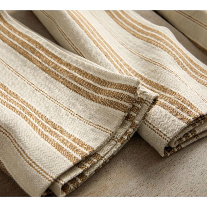 Pottery Barn Colette Stripe Napkins Set Of 4 image number 1
