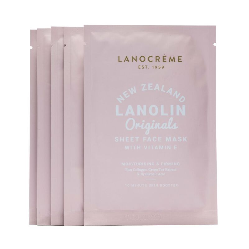 Lanocreme Lanolin Originals Face Mask 5x25g image number 1