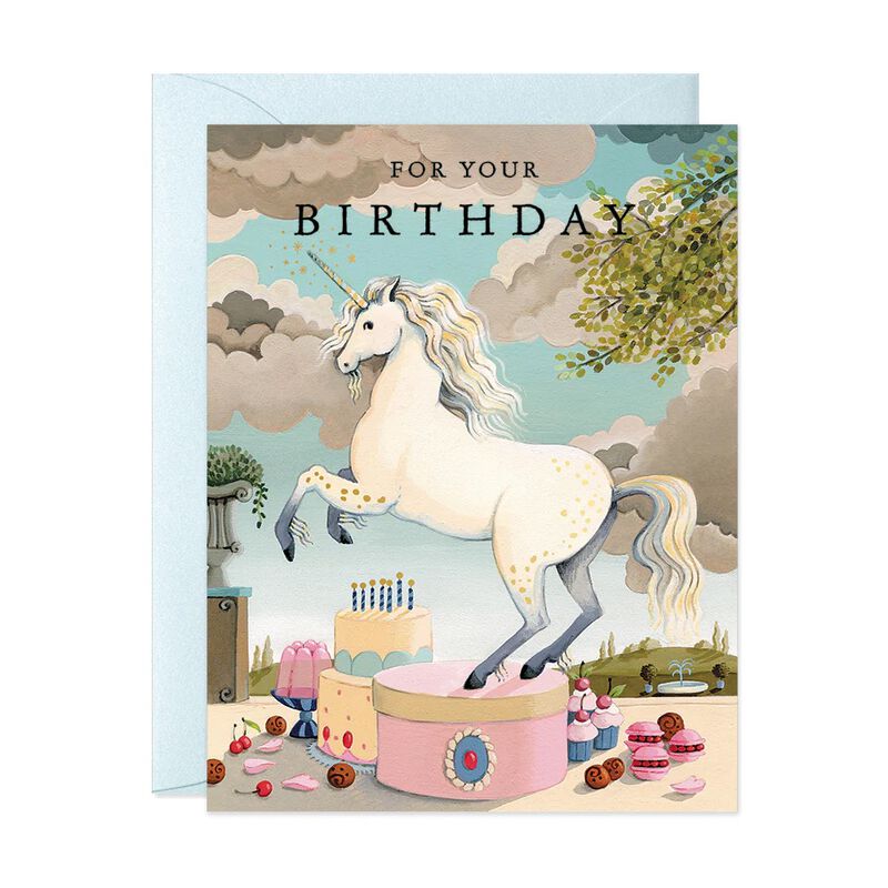 Joo Joo Unicorn Birthday Foil Card image number 0
