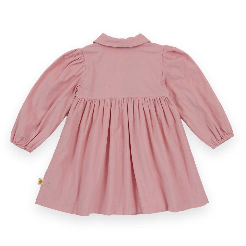 Goldie + Ace Wild Strawberry Corduroy Collar Dress 3-5Y image number 3