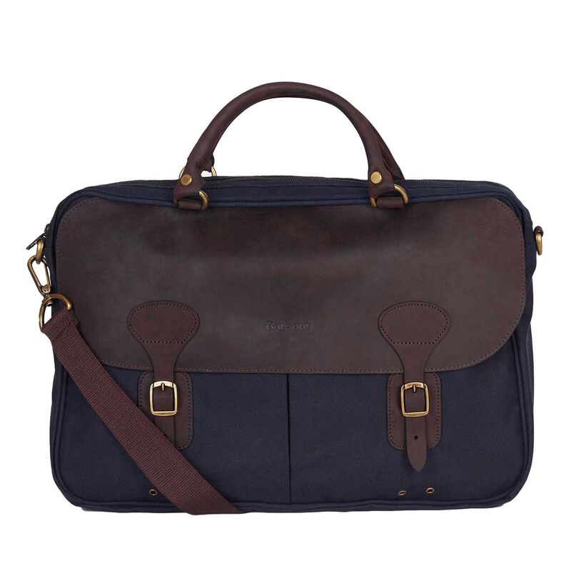 Barbour Wax Leather Briefcase image number 0