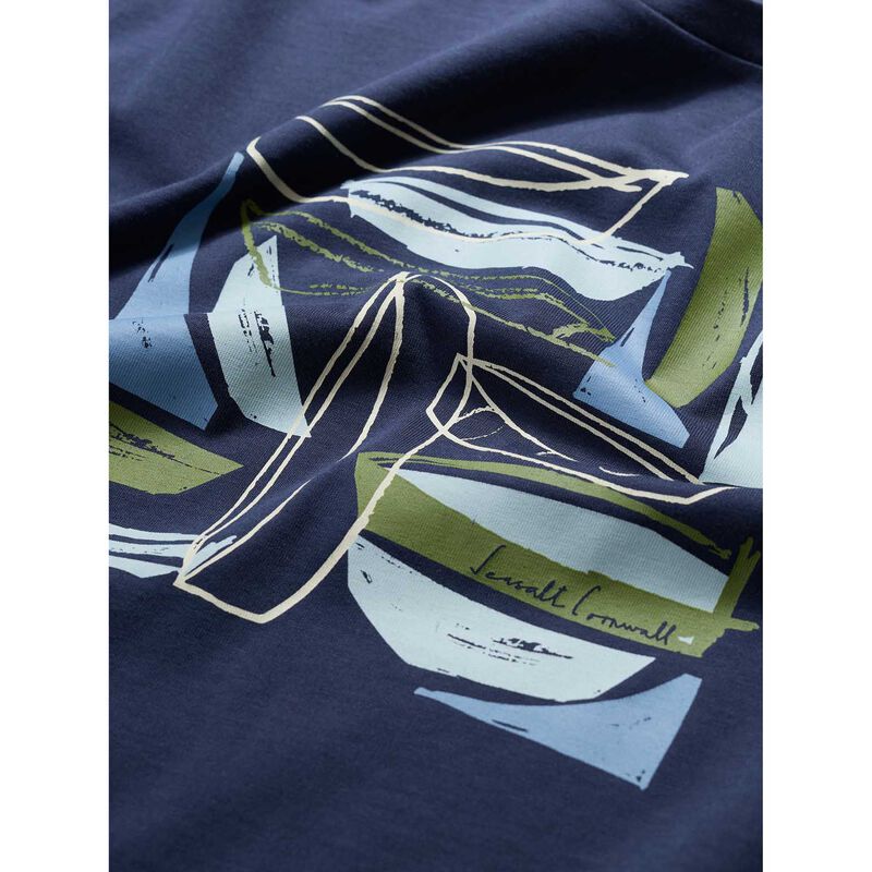 Seasalt Cornwall Midwatch T-Shirt Hull Sketch Maritime image number 3