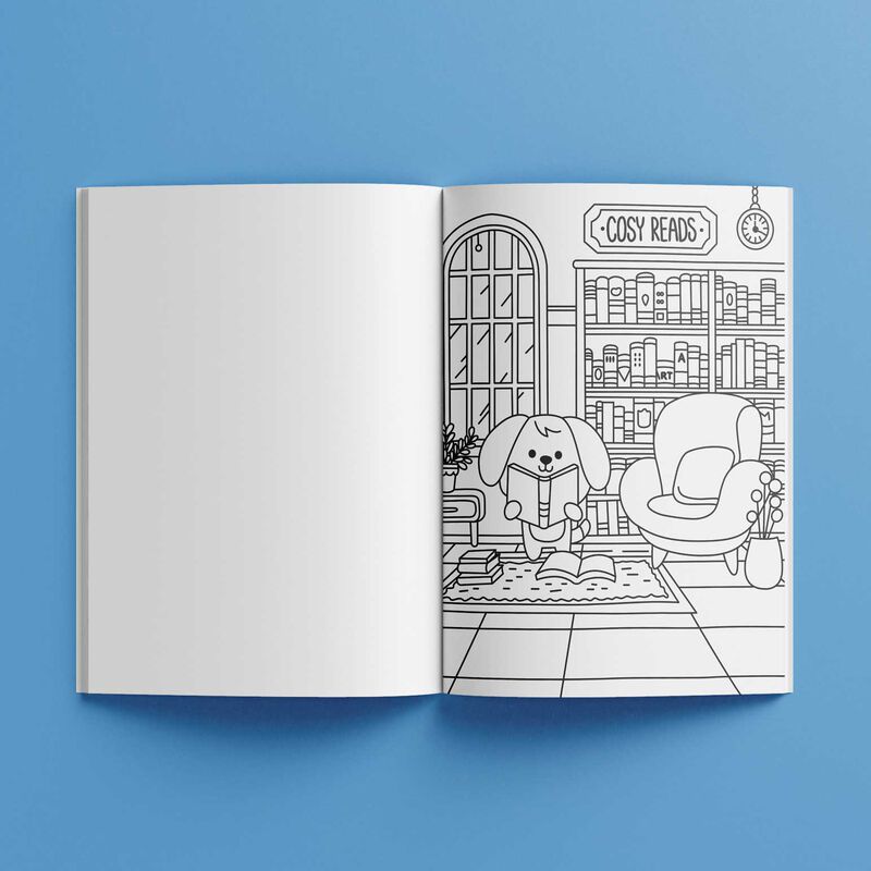 Hinkler&nbsp; Cosy Colouring Poster Art image number 3