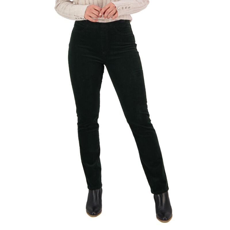 Vassalli Slim Leg Full Length Pinwale Cord Pull On image number 4
