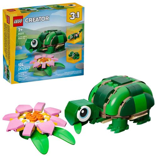 LEGO Creator Turtle with a Water Lily Flower