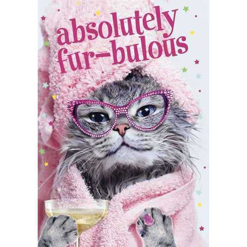 Image Gallery Ab Fab Cat From The Cat Mother's Day Card image number 0