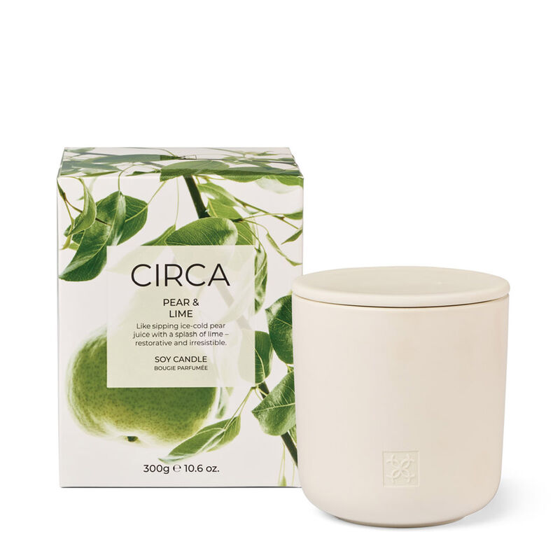 CIRCA Pear & Lime Soy Candle 300g image number 0