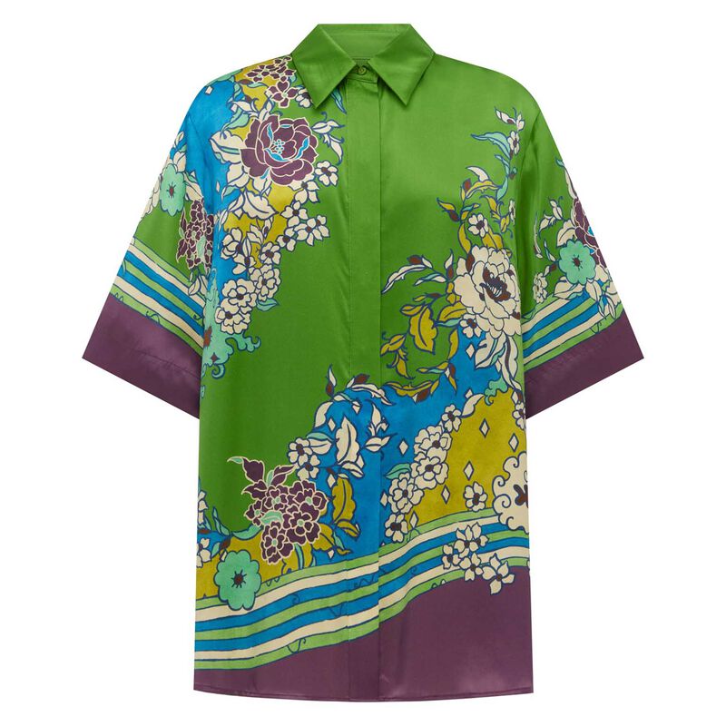 AL&Eacute;MAIS Nanci Silk Shirt image number 2