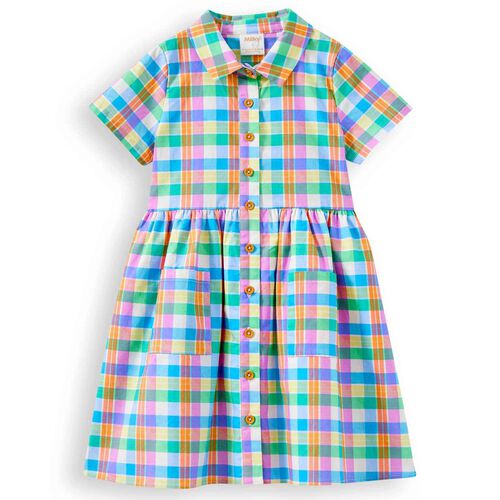 Milky Carnival Check Dress 2-7Y
