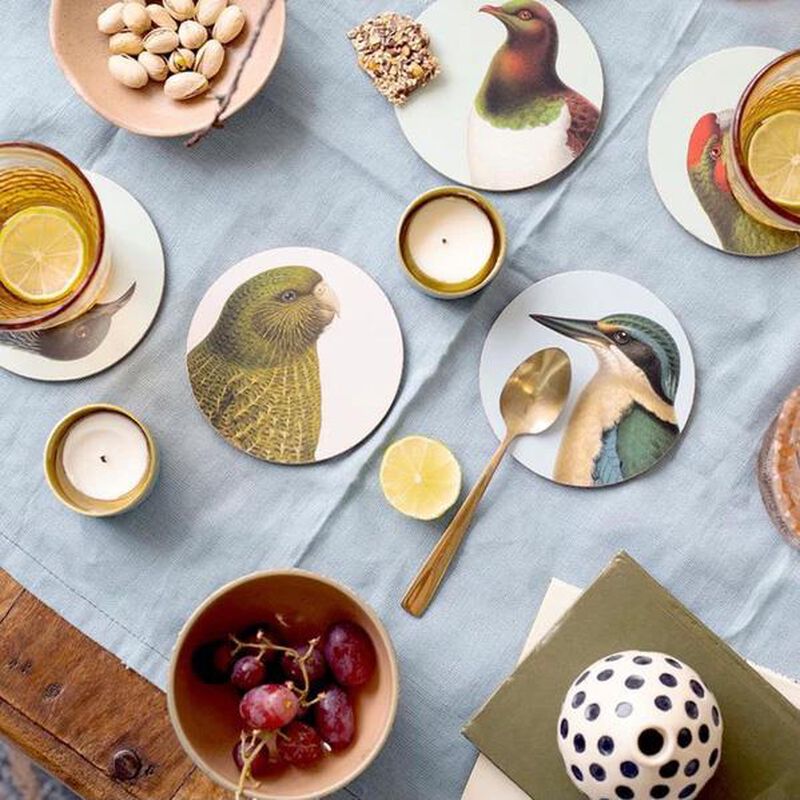 Hushed Birds Box Of 6 Placemats image number 2