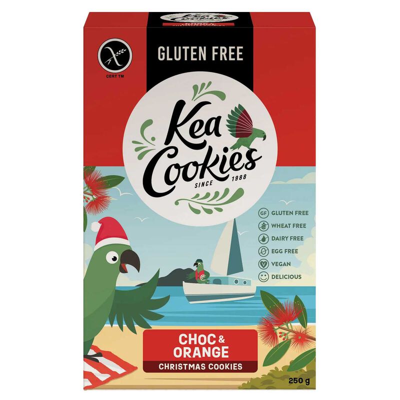 Kea Chocolate Orange Christmas Cookies 250g image number 0